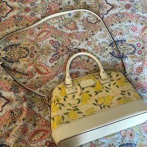 Kate spade lemon print purse